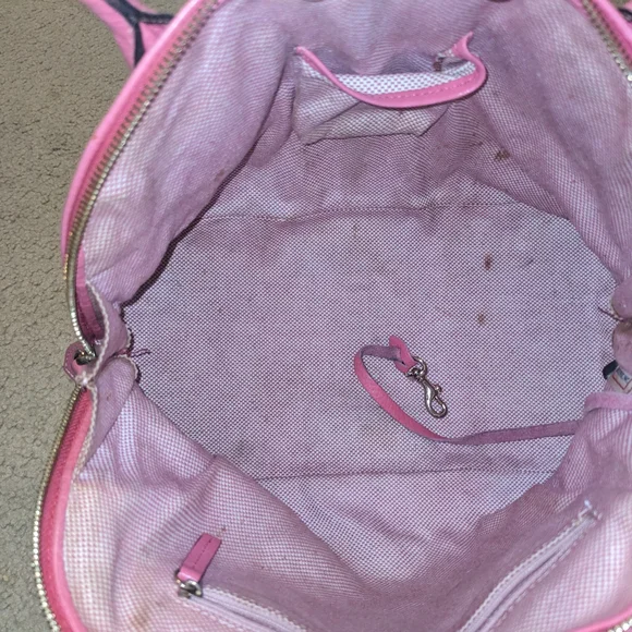 Dooney And Bourke Pink Leather Handbag - Picture 12 of 16